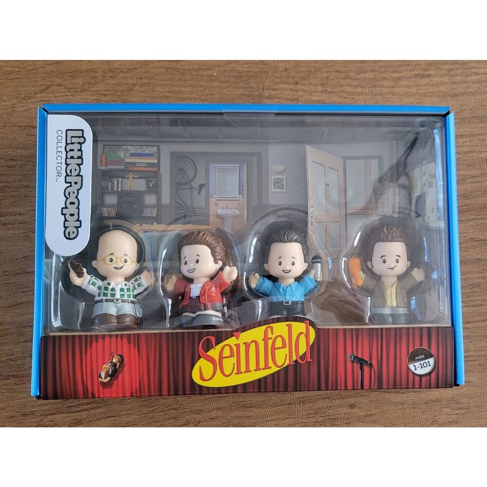 Little People Collector Seinfeld Tv Series Special Edition Set Display Gift Box